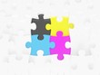Illustration: CMYK Puzzle CMYK Puzzle