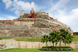 Colombia, View on the citadel in Cartagena