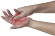 Acute pain in a woman Pain.