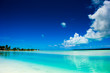 Peaceful calm setting of a tropical lagoon