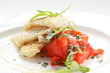 fried peace of fish meat