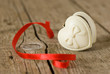 Jewelery box in heart shape