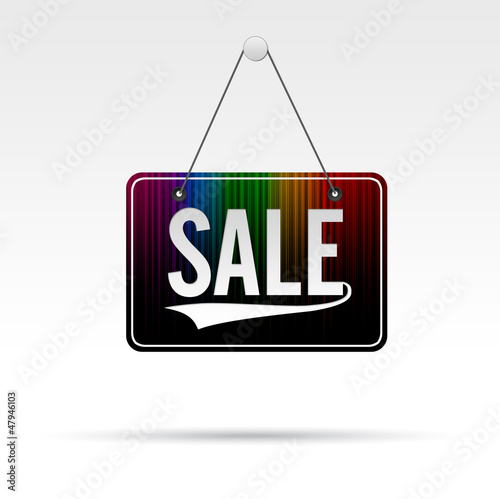 Illustration: Sale Store Sign Sale Store Sign