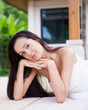 woman relaxing