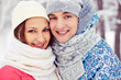 Couple in winterwear