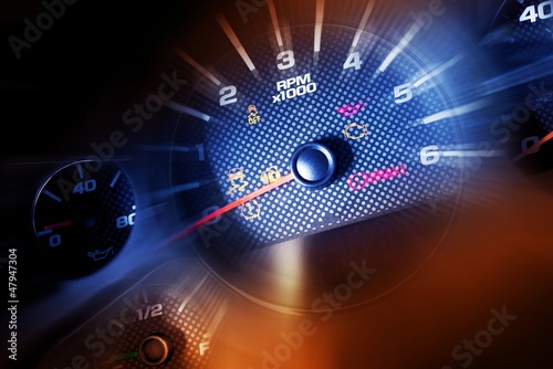 Photo: Sport Car Dash Dials Sport Car Dash Dials