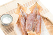 おやつ　するめの干物