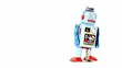 Video: Simple toy robot walk at one place isolated Simple toy robot walk at one place isolated
