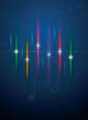 Music,notes and sound waves. Music background