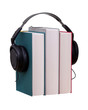 Foto: books with headphones books with headphones