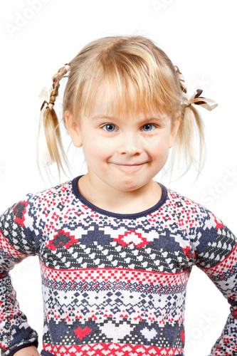 Photo: Smiling girl portrait Smiling girl portrait
