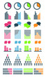 Set éléments infographie.