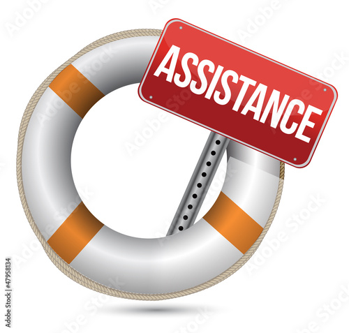 Illustration: Assistance Concept Assistance Concept