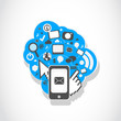 smartphone social media icons