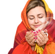 Photo: woman holding mug woman holding mug