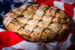 Homemade American Tradition Baked Apple Pie