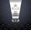 Royal seamless pattern with crown or Royal background