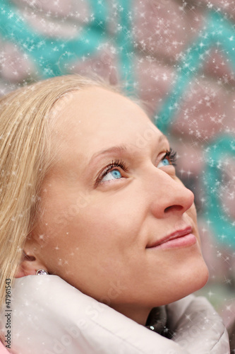 Photo: Beautiful glad woman Beautiful glad woman