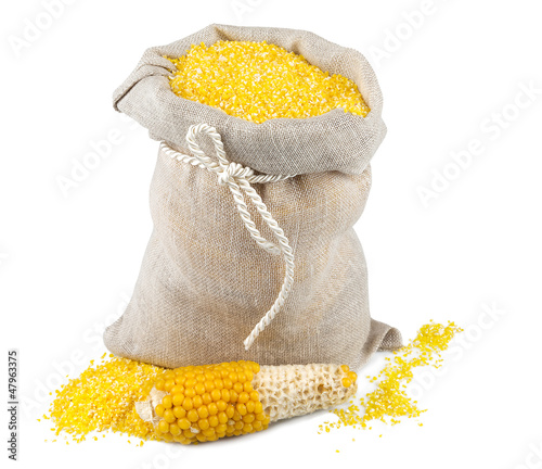 Photo: Sack of maize flour Sack of maize flour