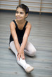 Ballerina in class