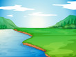 A river