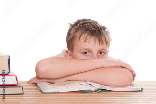 Photo: boy learns lessons boy learns lessons