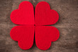 rotes Kleeblatt