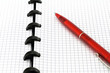buch mit stift