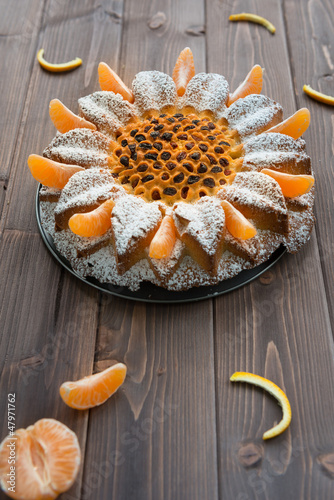 Photo: Cake to the mandarine Cake to the mandarine
