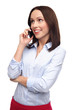 Woman with mobile phone