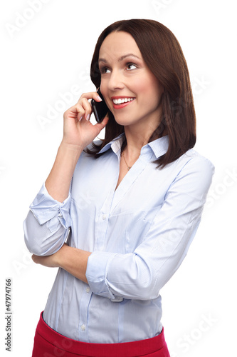 Photo: Woman with mobile phone Woman with mobile phone