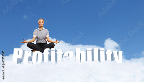 Photo: Financial success concept Financial success concept