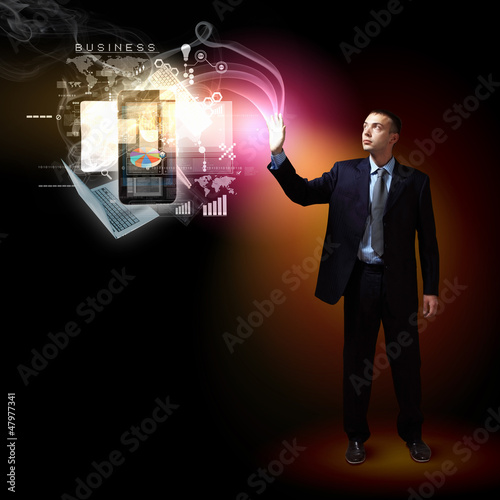 Photo: Modern technology in business Modern technology in business