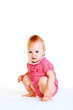 sitting girl