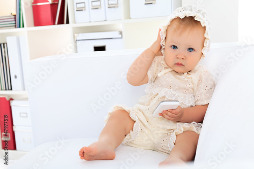 Photo: child on sofa child on sofa