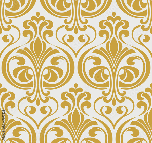 Vector: Vintage seamless baroque pattern Vintage seamless baroque pattern