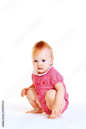 Photo: sitting girl sitting girl
