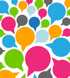 colorful funny speech bubbles