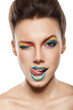 rainbow makeup
