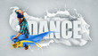 Modern style dancer