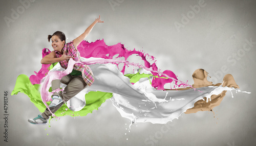 Photo: Modern style dancer Modern style dancer