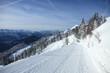 leere Skipiste