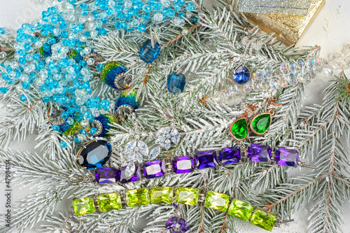 Photo: Jewelry at fir tree Jewelry at fir tree