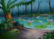 Fishes in the jungle
