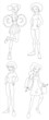 Pretty Girls Silhouettes