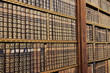 Old books in the Library of Stift Melk, Austria.