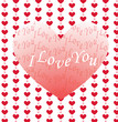 Valentine greeting card
