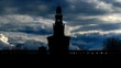 Italy Milan castello Sforzesco the clouds