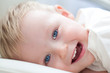 Little boy is smiling