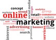 word cloud - online marketing